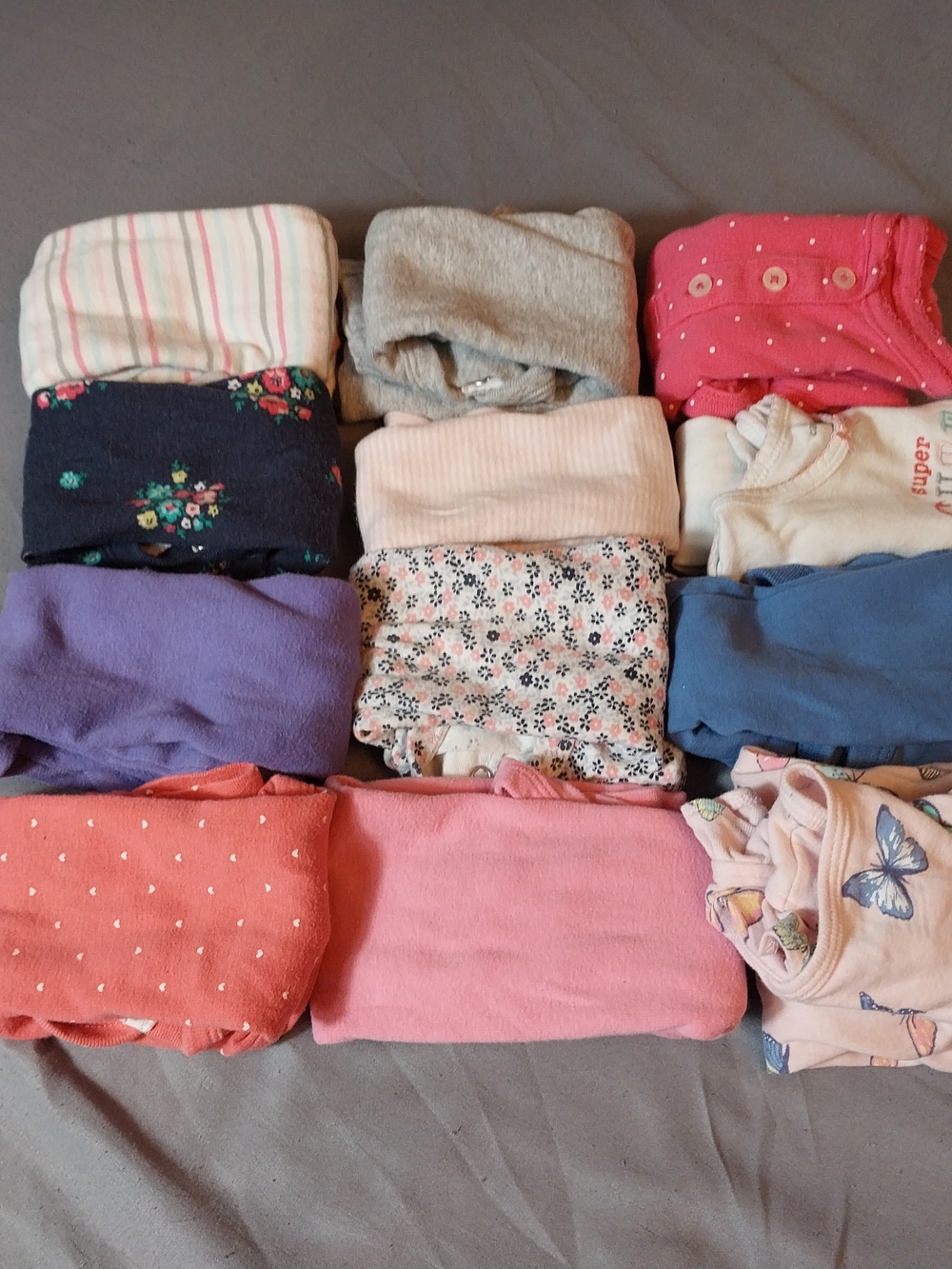 Carter's & The Children's Place 12-Piece Mix & Match Bodysuit & Shirt Bundle #B1